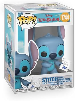 Epic Collectibles Pop Lilo and Stitch - Stitch with Mood Chart Vinyl Figure