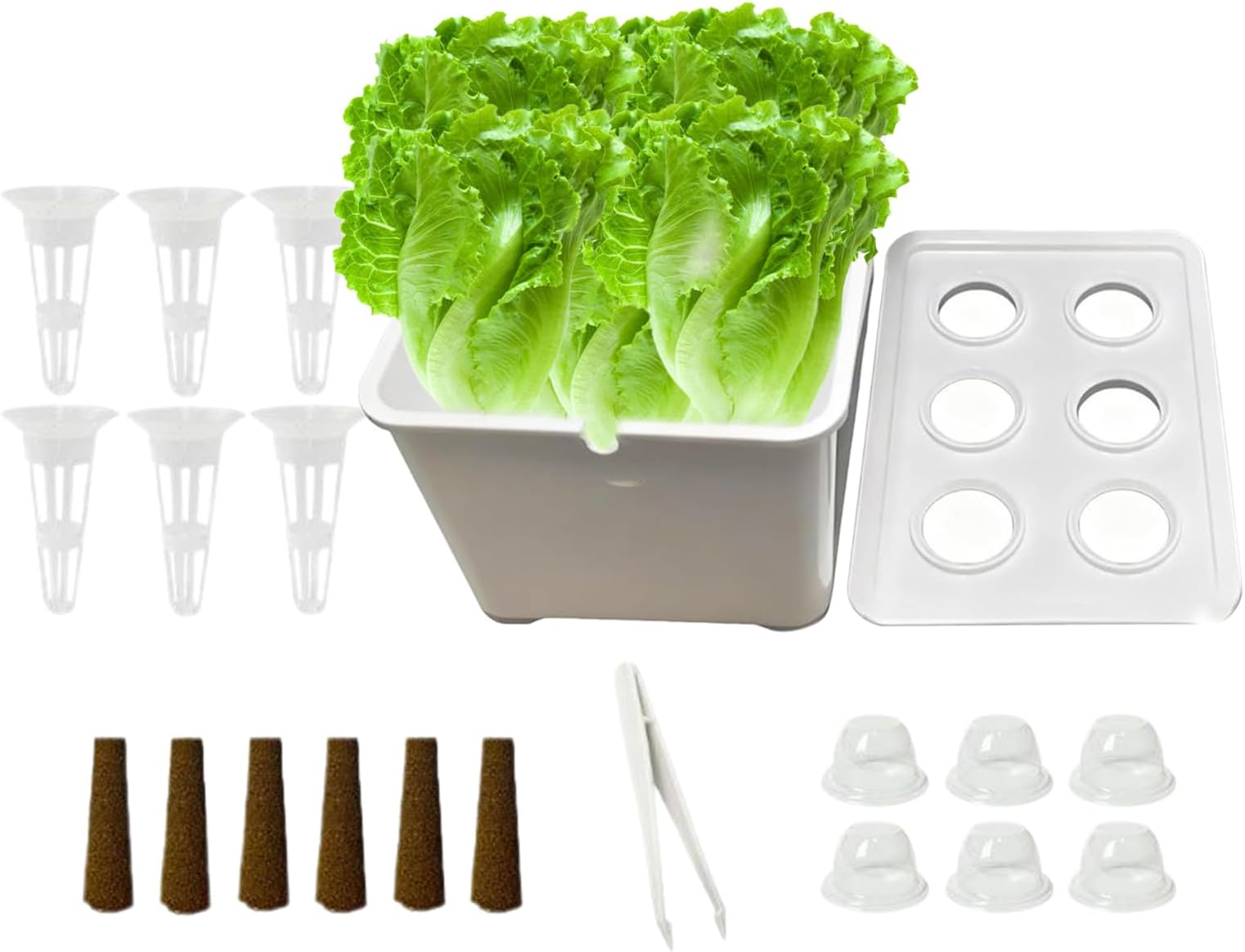 – Hydroponic Planting System | Complete Set Household Gardening,Home Hydroponic Seedling System,for Fruits Lettuce Flowers Balcony Parterre Hotel Apartment