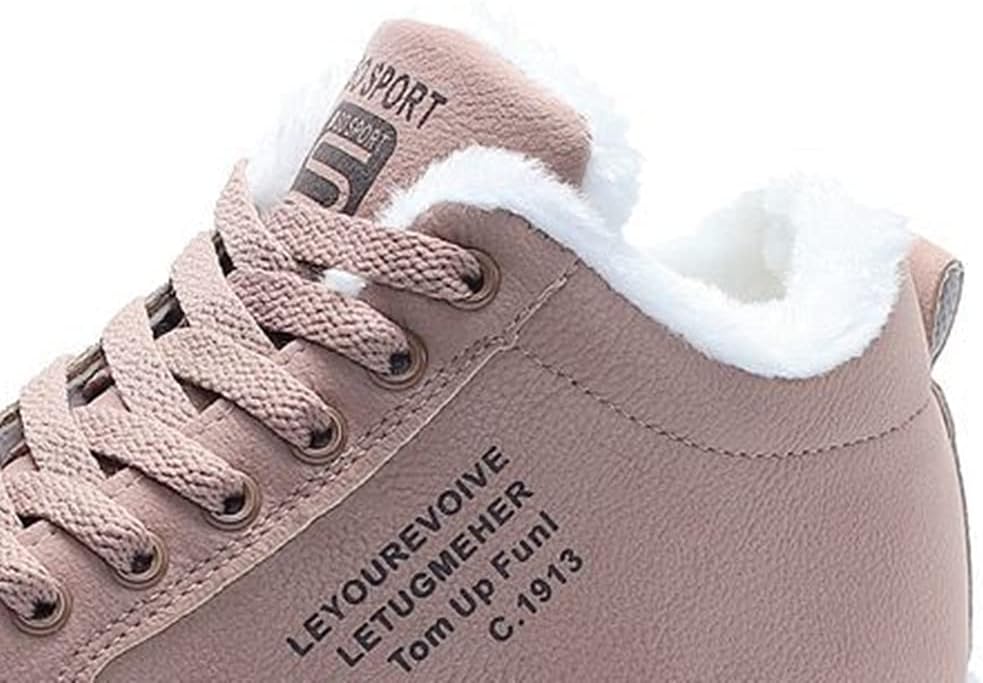 [oll] スノーブーツ ショットブーツ レディーズ防寒ブーツ スニーカー 防水 防滑 スノーシューズ 裏起毛 防寒防風保温 綿靴 冬用 暖かい レディース台風対策 釣り 通勤 通学 カジュアル 秋冬 女性用 (ブラック,25)