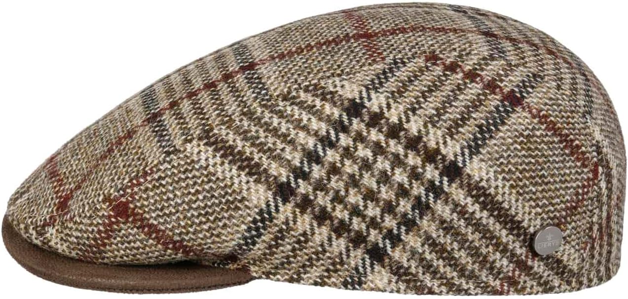 Lierys Bradville Check Flat Cap Men - Made in Italy