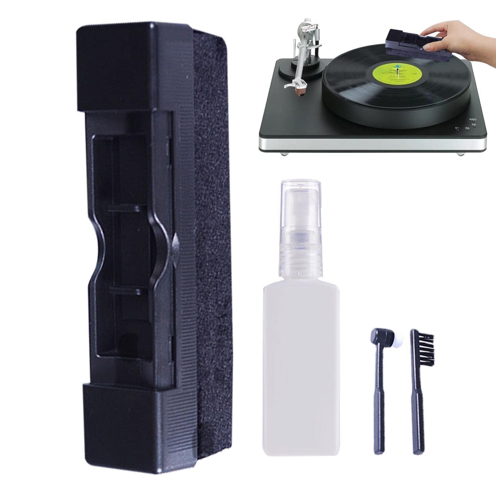 Amazon.co.jp: LP レコード クリーナー, 帯電防止 クリーニング ブラシ