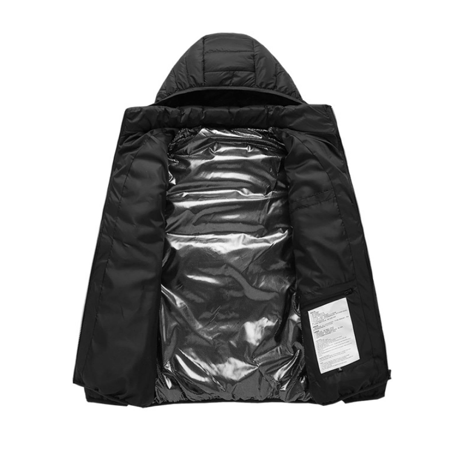 Gilet riscaldato elettrico XL, lavabile, ricaricabile, gilet invernale riscaldato per attività all'aperto (power bank not)