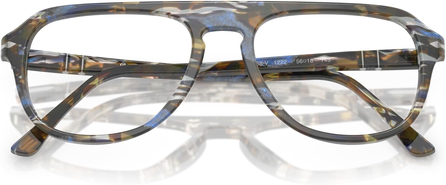 Persol womens Po3368v Aviator Prescription Eyewear Frames