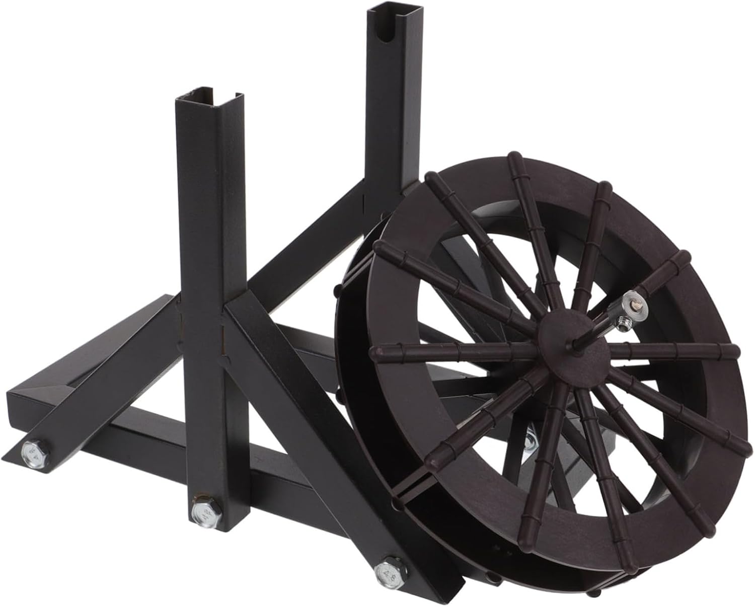 Happyyami DIY Waterwheel Bracket Set for Tabletop Fountain Outdoor Decor Running Water Wheel