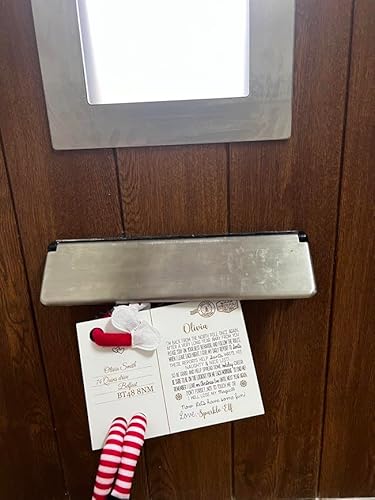 Personalised Elf On The Shelf Letter, Elf Welcome Letter and Farewell Card from One Elf. Christmas Card for Boys & Girls from their Christmas Elf - Image 6