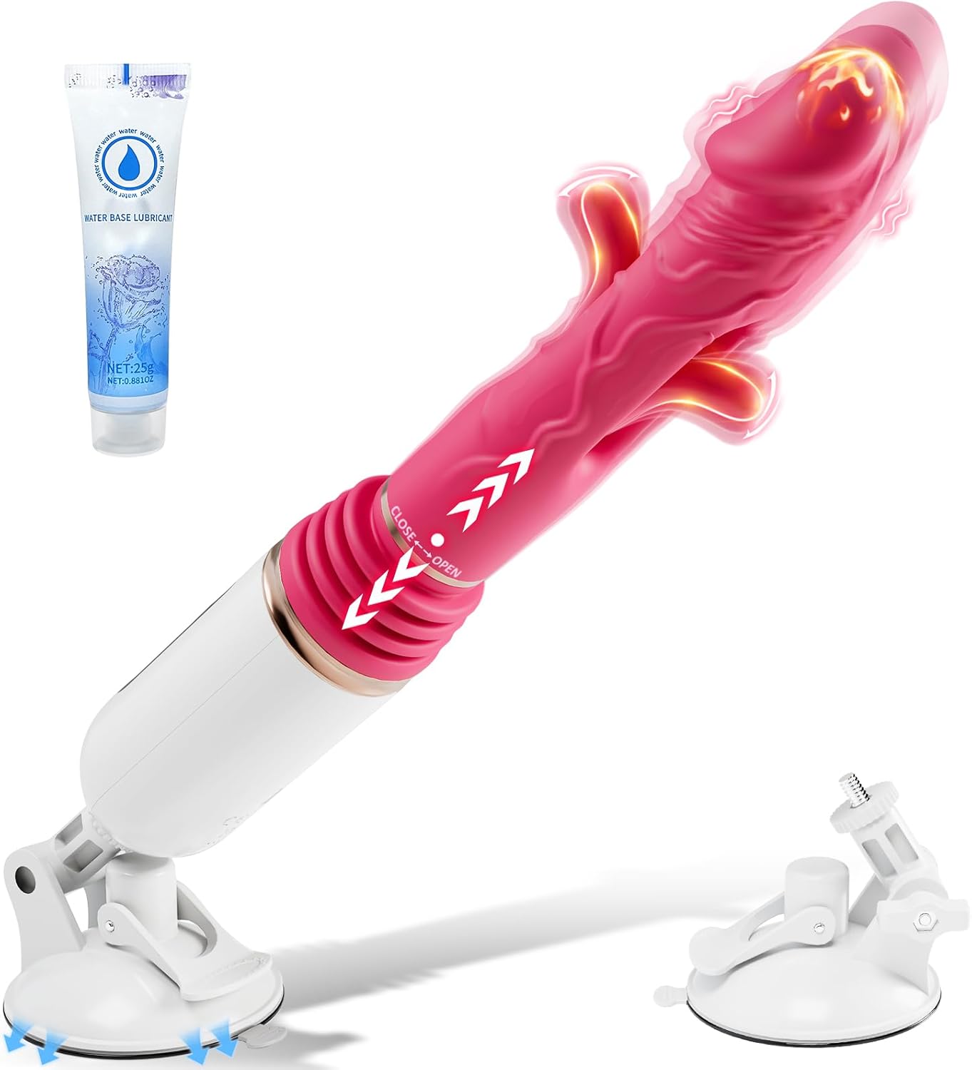 Adult Sex Toys Sex Machine - Thrusting Dildo for Women Couple Pleasure, Dildos Vibrator with Automatic Vibrating & Thrusting & Flapping, Womens Sex Toys Anal Dildo Machine Thrusting Vibrator