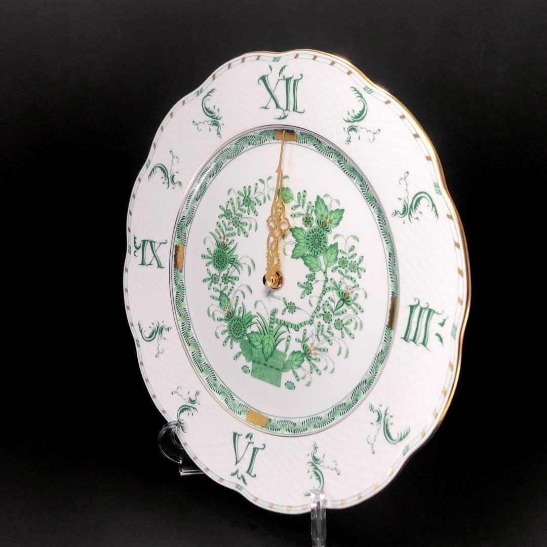 【未使用・箱付き】ヘレンド／インドの華 ウォールクロック 金彩 箱付きヘレンド／インドの華 ウォールクロック 金彩 未使用・箱付き