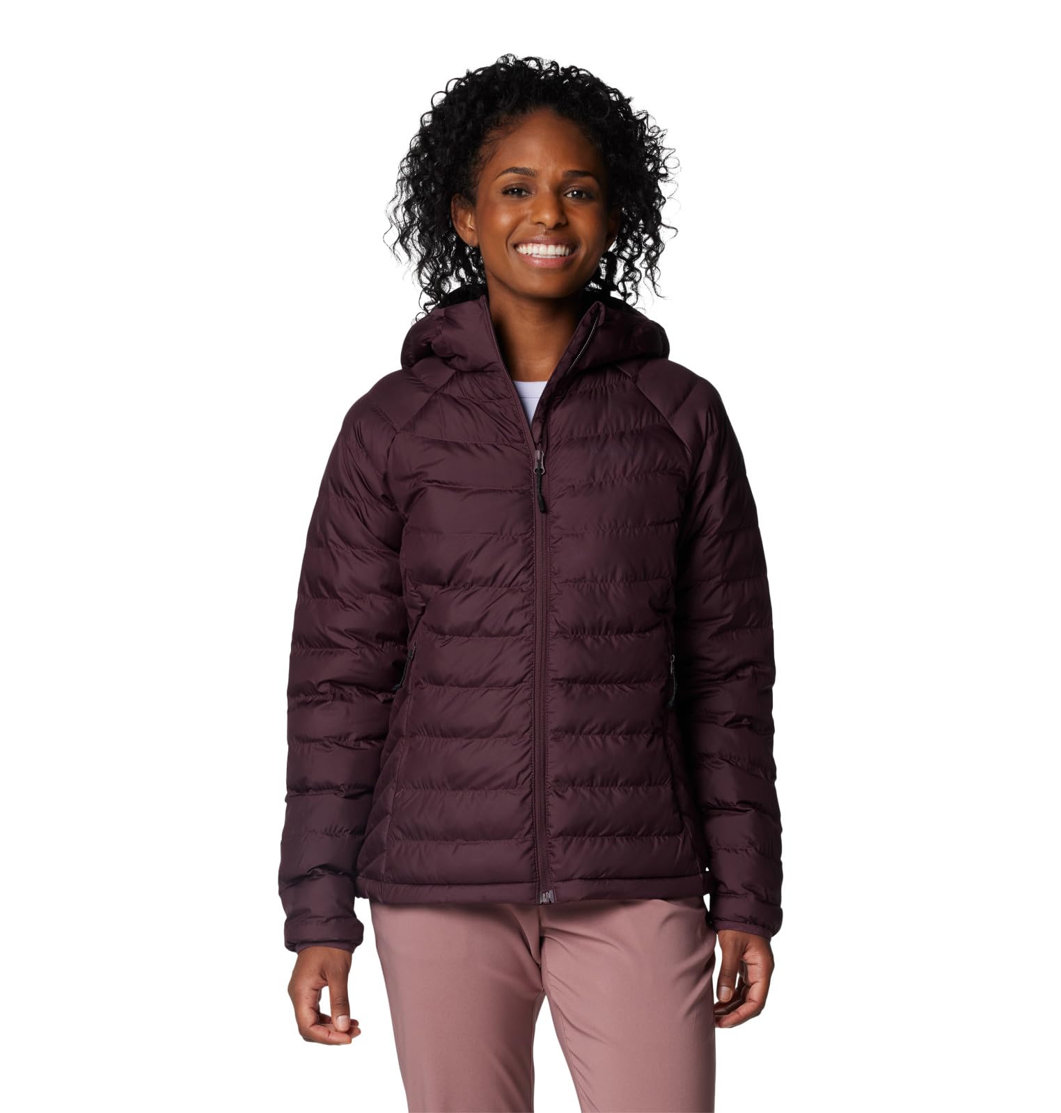 Columbia Women's Powder Lite 2 Hooded Jacket, Hooded Puffer Jacket, Moonvista, XS