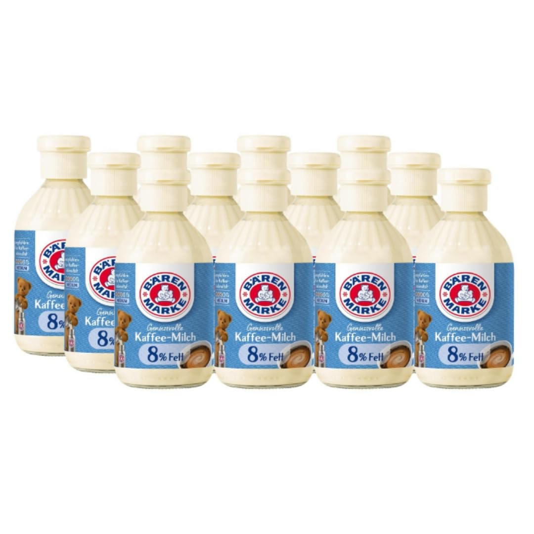 Bärenmarke Genussvolle Kaffee-Milch 8% Fett 340 ml x 12 Stück