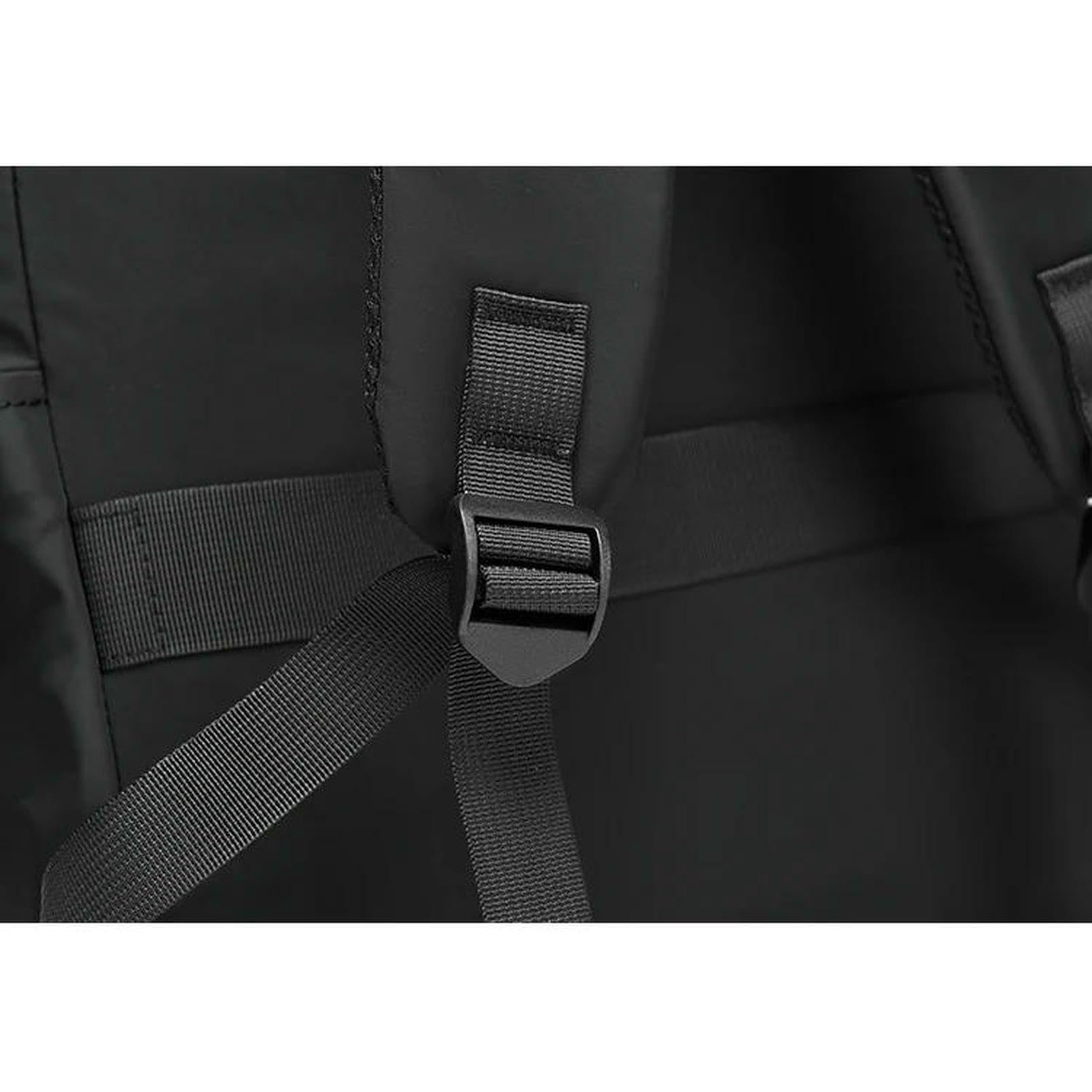 Zaino Porta pc Backpack per Laptop da 17,3 Pollici - Spallatta Regolabile, Adatto Lavoro, Scuola, Viaggio Borsa Pendolarismo, Liscio-Nero