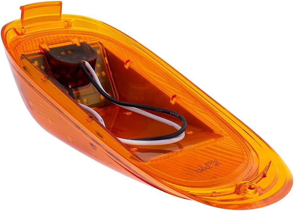 United Pacific 39952 19LED Grakon 2000 Cab/Marker Light, Epoxy Sealed Circuit Board, 12V, DOT/SAE, FMVSS 108, IP67 - Amber LED/Amber Lens – ONE Unit