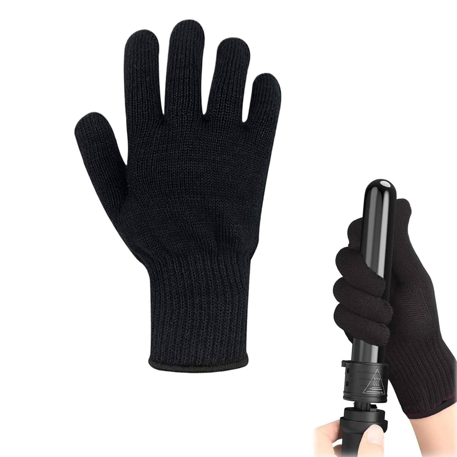 Gants professionnels résistants à la chaleur,Gants de Protection Contre la Chaleur,Anti-Brûlure pour les Mains,gants de protection contre la chaleur pour coiffure.