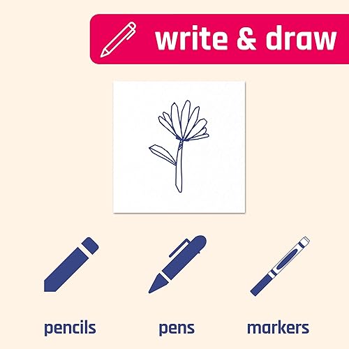 Miniatura 6 de 25 hojas, papel de cartulina blanco pesado, 110 libras, 12 x 12 pulgadas