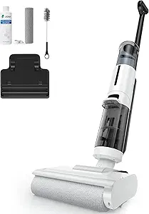 JONR ED12 Lite Wet Dry Vacuum Cleaner, Cordless Vacuum Mop with Self-Washing, 0.1 inch Edge Cleaning, 30min Runtime, Anti-Tangle Design, 7.7lbs Lightweight Mop Vacuum Cleaner for Hard Floors