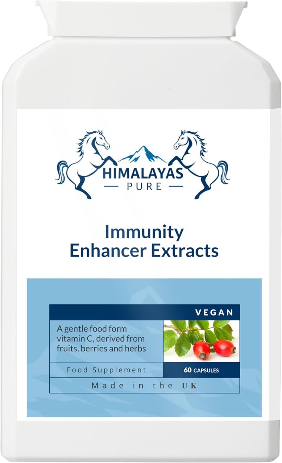 Immunity Enhancer – Natural Vitamin C from Fruits & Herbs | 60 Capsules for Immune Strength Antioxidant Support & Daily Wellness, NaturaC