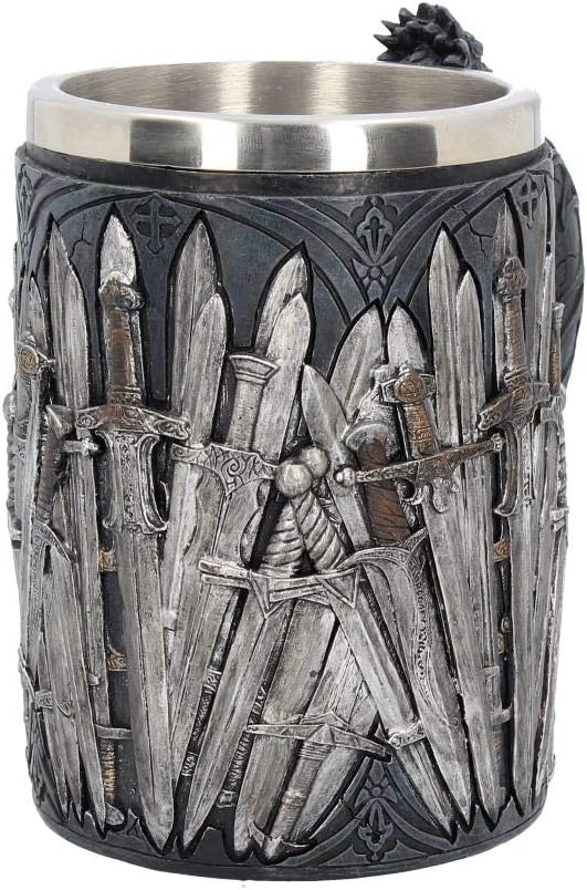 Nemesis Now Sword Tankard Mug 14cm Silver