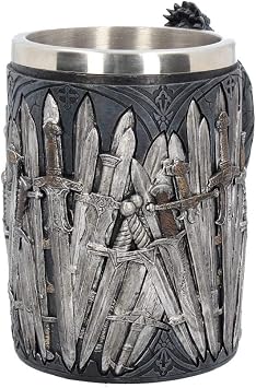 Nemesis Now Sword Tankard Mug 14cm Silver