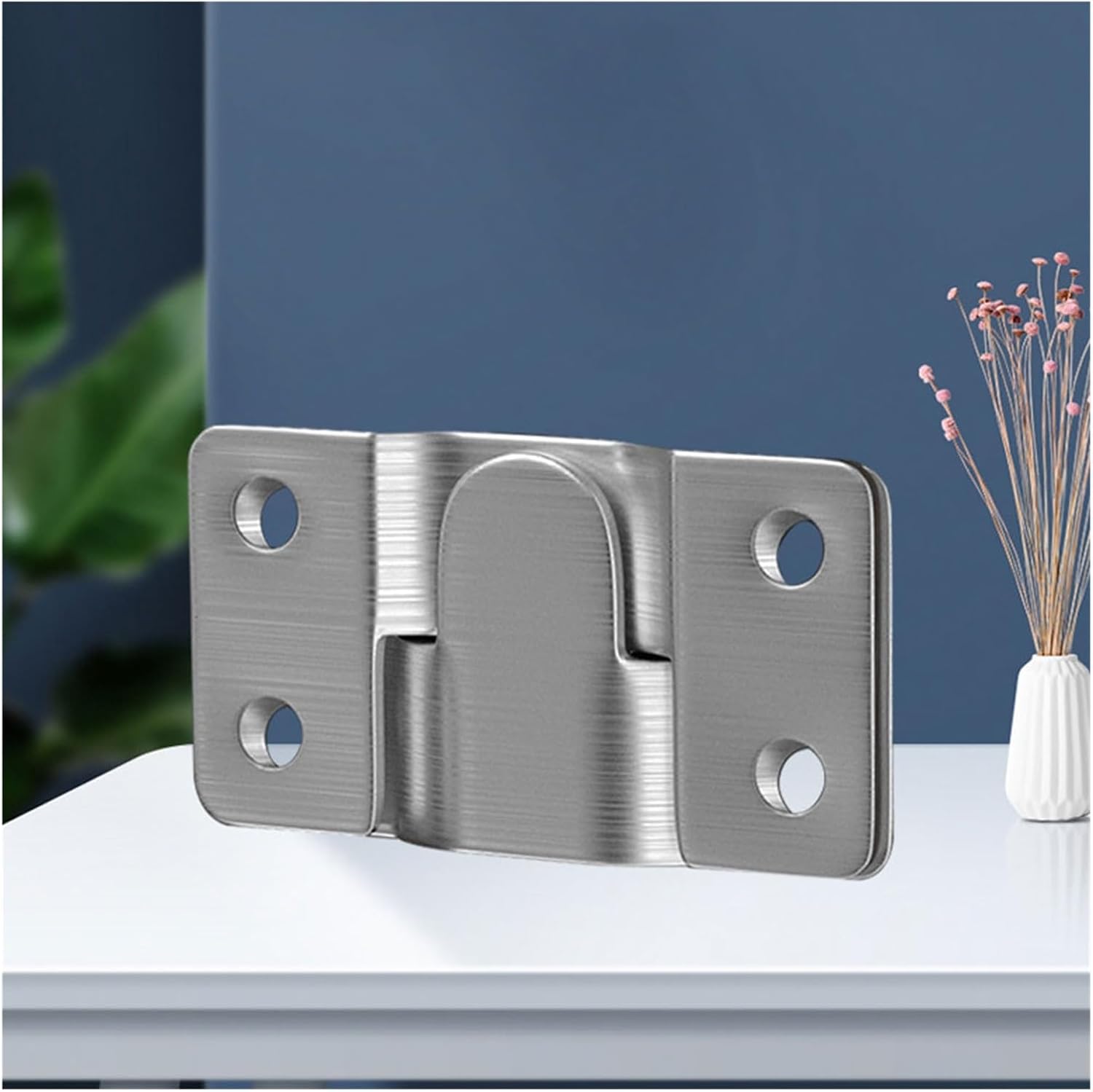 Interlock Hanging Buckle,wall brackets, 1 Set Interlock Hanging Buckle Flush Mount Bracket Furniture Connector Wall Picture Frame Hanger Display Hooks (Color : Silver, Size : Large) ( Color : Silver ,