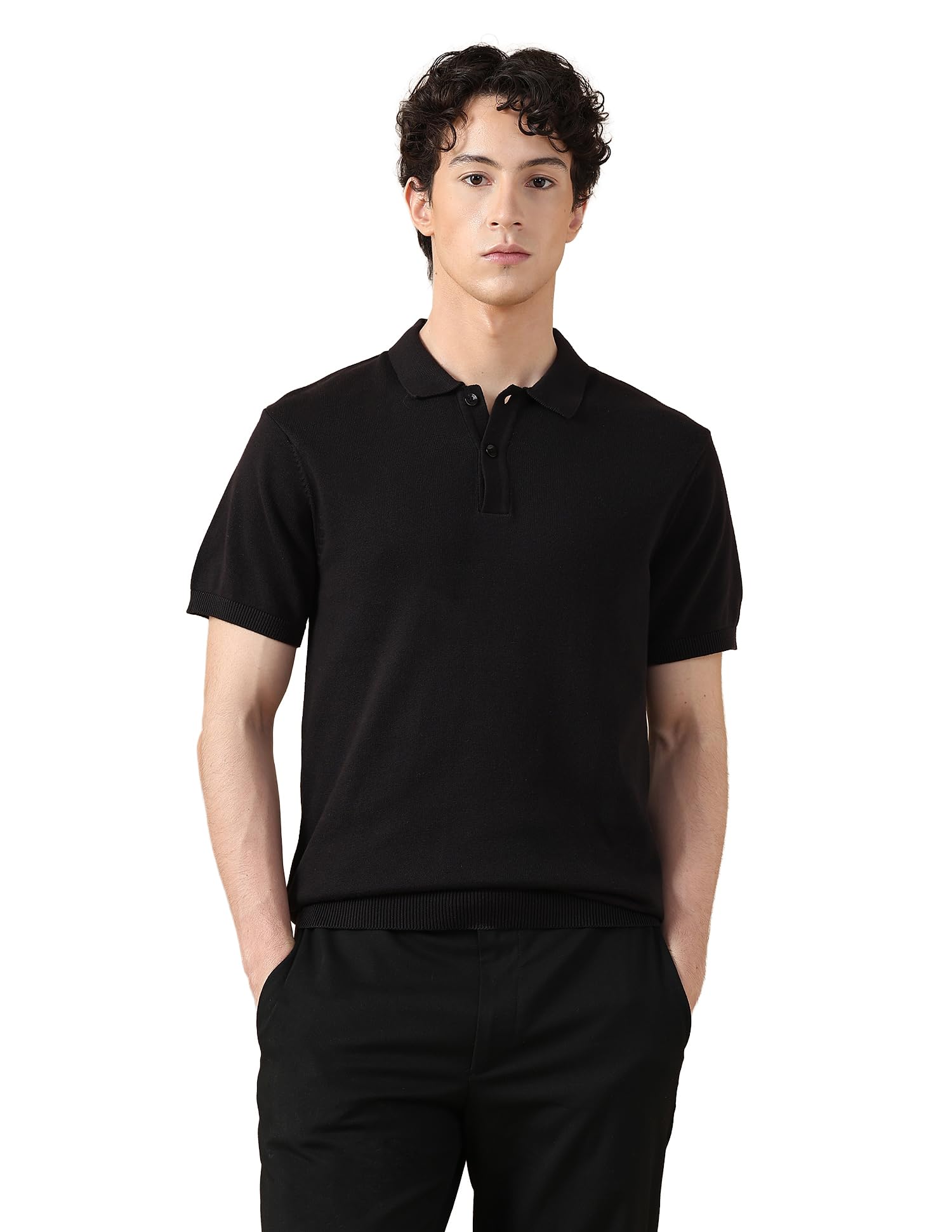 arrow sports Arrow Sport Men's Solid Regular fit Polo Shirt-picture-17