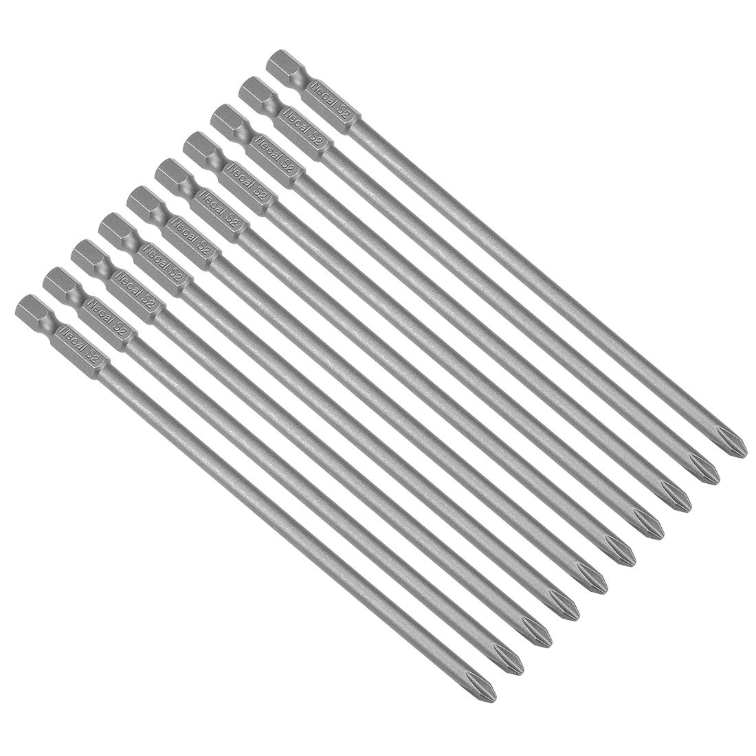 Embouts de tournevis cruciformes PH2 magnétiques en acier S2 tige 5 mm