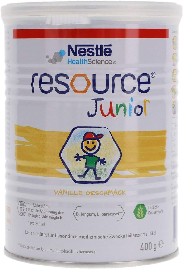 resource junior normal caloric drinking food powder 400 g tin