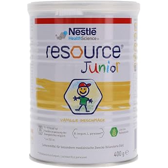 Resource Junior Normal Caloric Drinking Food Powder, 400 g Tin