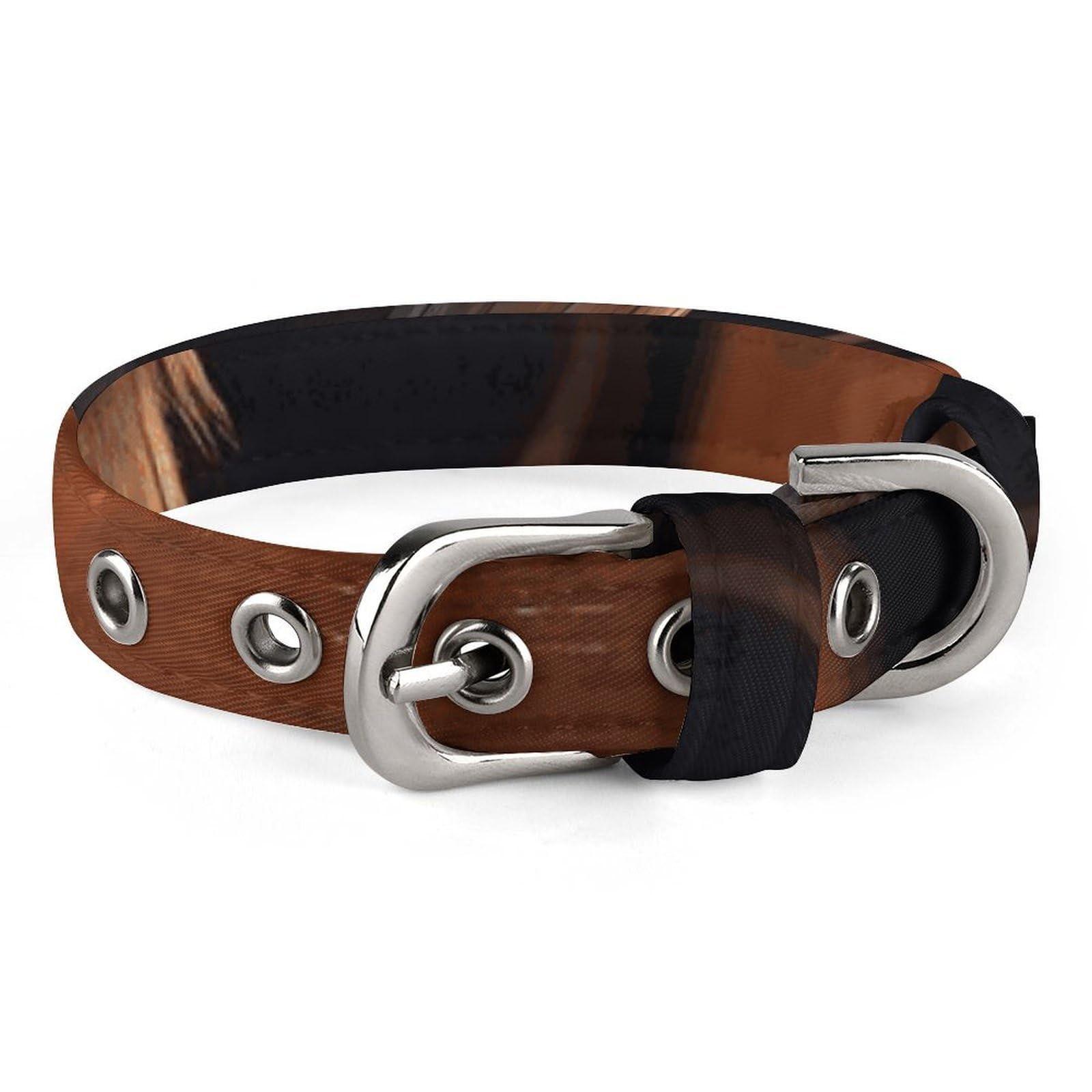 Collier réglable pour chien anti-fugue et confortable motif chouette