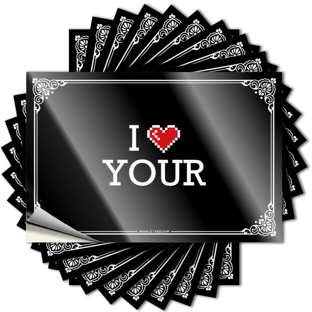 Quote Bar Room Decor Easy Apply | I Love Your Cozy Case Peel and Stick(6X9CM)