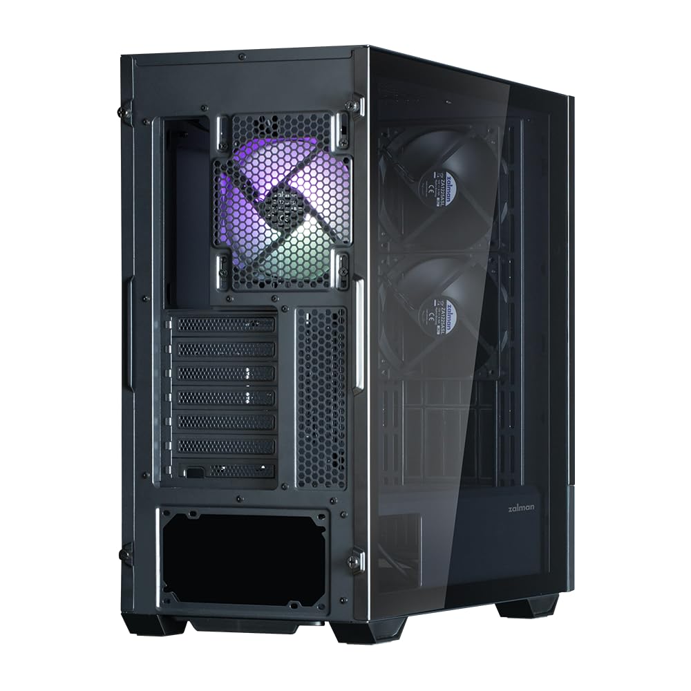 Zalman Z10 DS - Custodia per PC con schermo da 15,6", colore: Nero