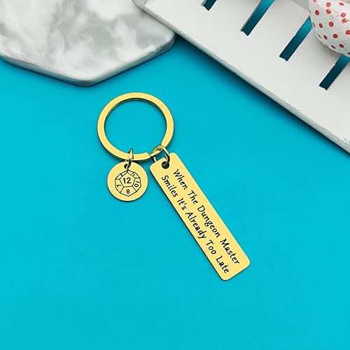 Miniatura 3 de Llavero de regalo de Dungeon Master When The Dungeon Master Smiles It's Already Too Late, regalos de Dungeons and Dragons, regalo de RPG, regalo