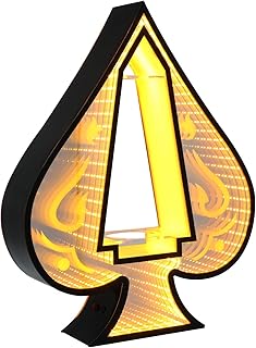 Ace of Spades Champagne Bottle Presenter | LED Lighted Liquor Bottle Display Shelf | Champagne B-ottle Display Stand | Color Adjustable Glowing Wine bottle Display | for Commercial Bar Party Nightclub