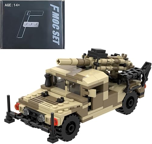 Portador de cañones militar, serie militar, bloques de construcción modelo de automóvil, Technic Car MOC, juego de construcción compatible con Lego