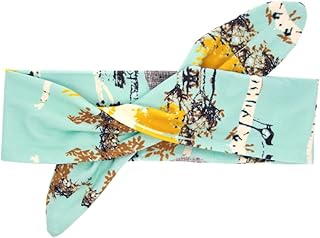 KALLORY Faixa De Cabeça De Bebê Faixa De Orelhas De Coelho Faixa De Cabelo Infantil Faixa De Cabelo Faixa De Cabelo Infantil Faixa De Cabelo De Bebê Menina Conjunto De Lenço De Duas Peças