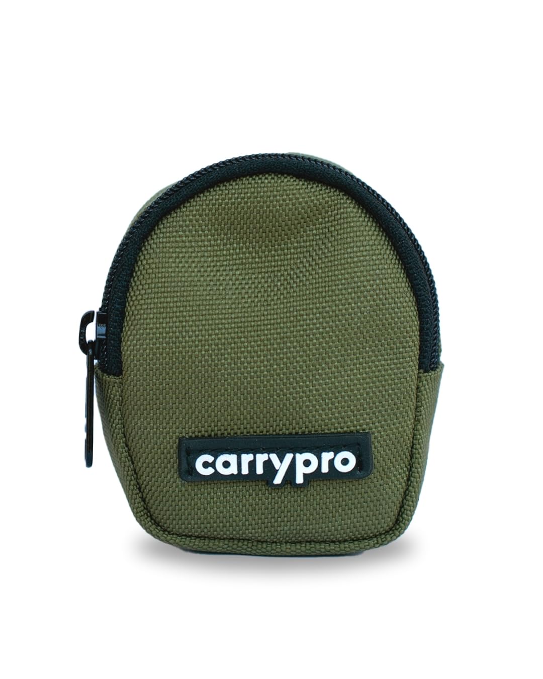 CarryPro PRO Coin Pouch with Zipper for Multipurpose Usage for Adults and Kids, Small Size, Pack of 1 (Olive Green)