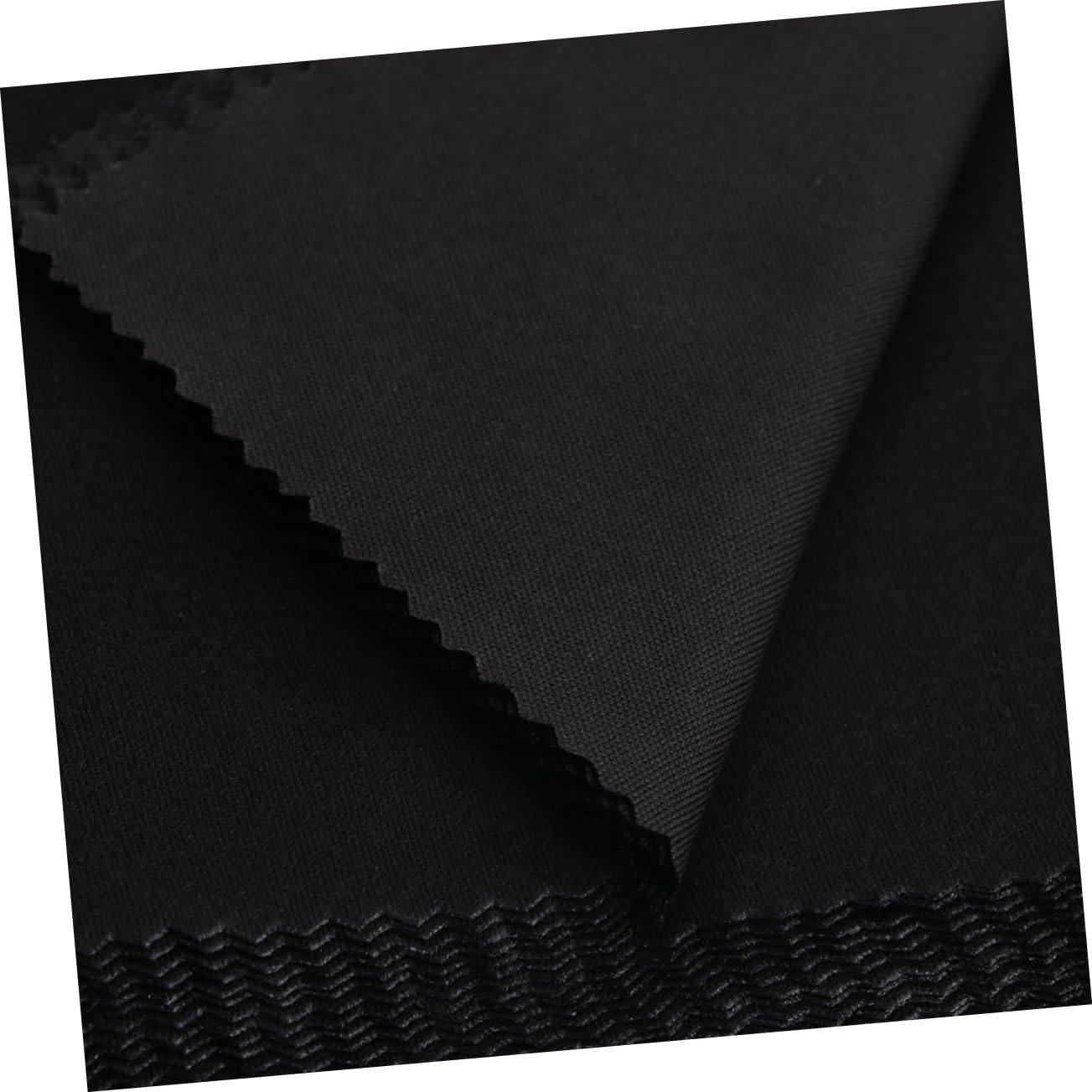 Panno per Pulizia Occhiali in Microfibra Nero, 100 Pezzi | Riutilizzabili e Morbidi, per Lenti e Superfici Delicate, Adatti anche Schermo