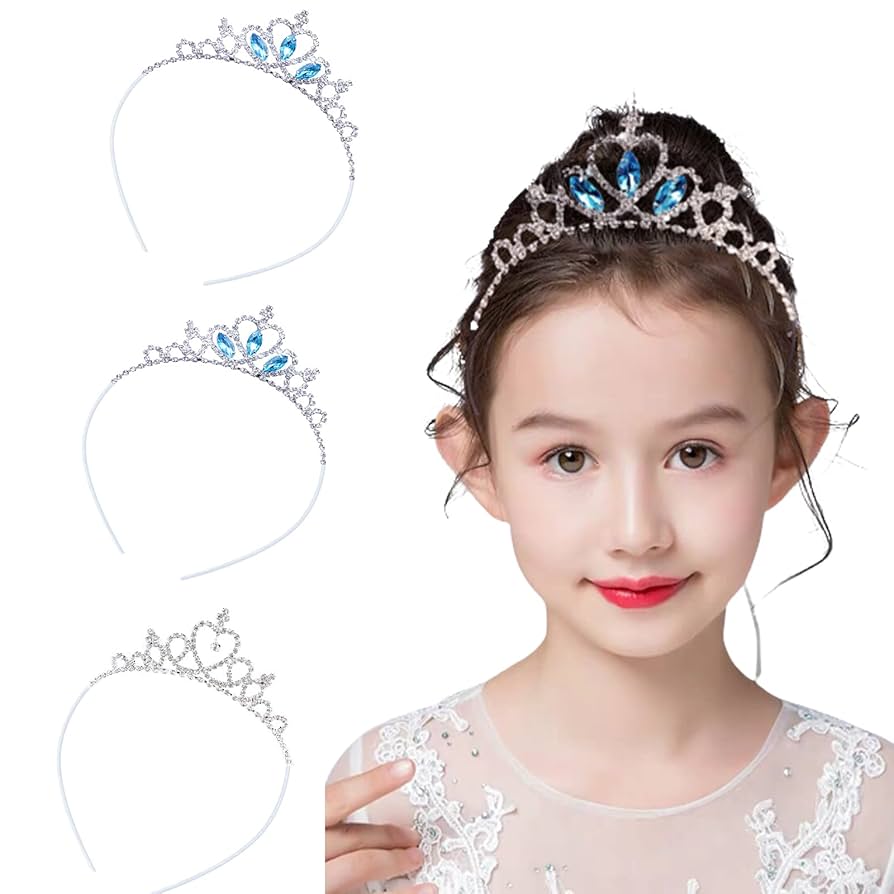 Amazon.co.jp: Coollooda ティアラ 子供【3個セット】お姫様