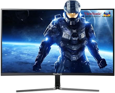 Amazon.com: ViewSonic VX2458-C-MHD 24 Inch 1080p Curved 144Hz 1ms Gaming  Monitor with FreeSync Premium Eye Care HDMI and DP : Electronics