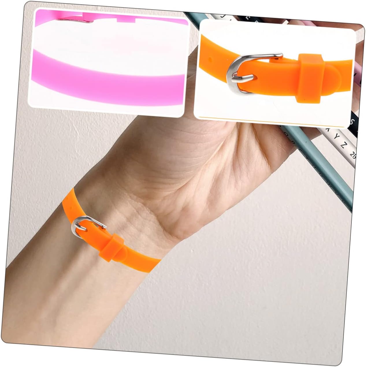 Toddmomy Silicone Wristbands for Watches Comfortable Straps for Awareness Lightweight and Smooth Texture