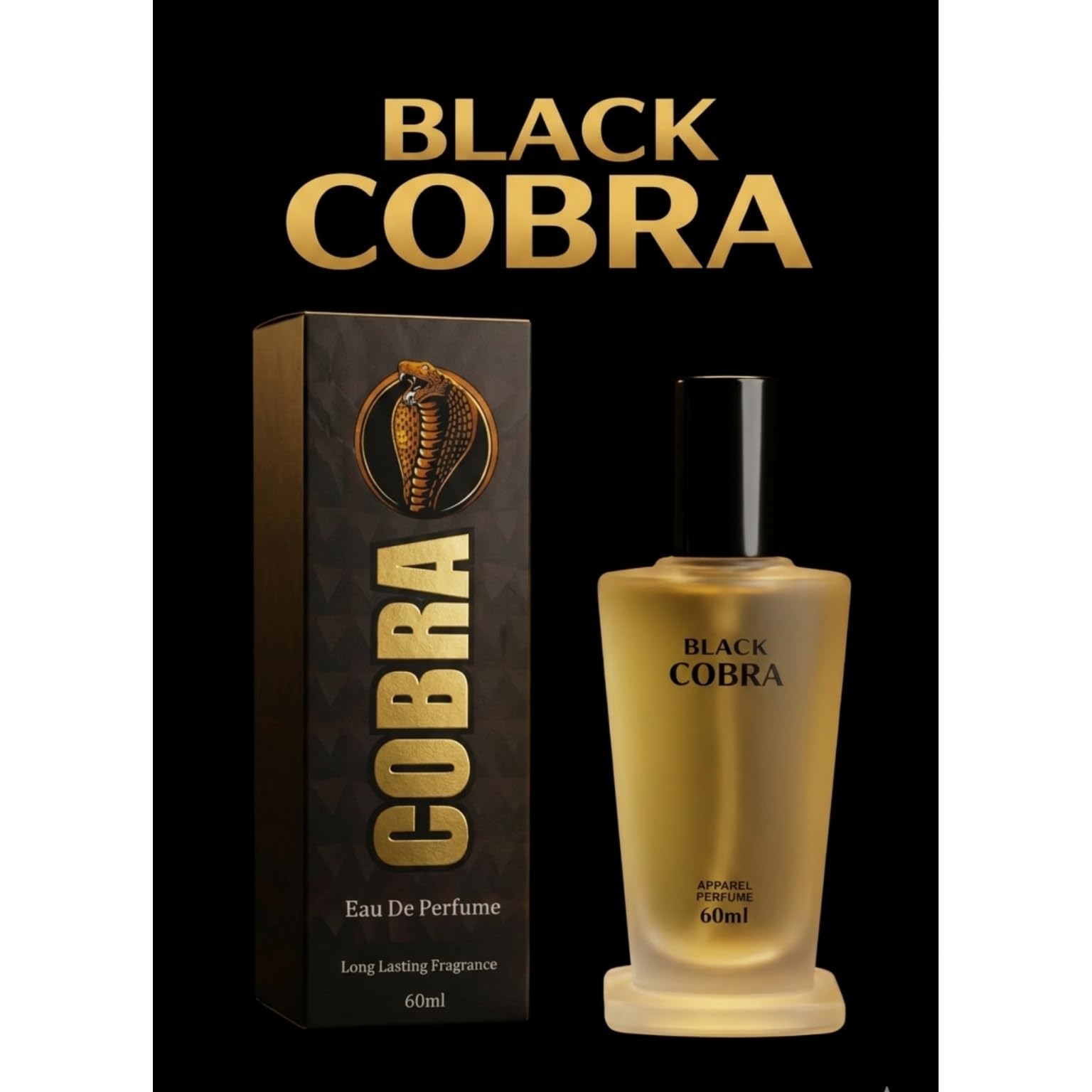 Black Cobra Luxury Perfume | Bold Refreshing Scent for Men | Daily Wear | 60ml-image-12