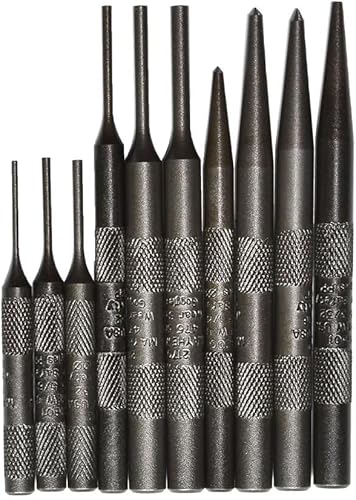 Mayhew Select 62010 - Kit de punzón moleteado, 10 piezas
