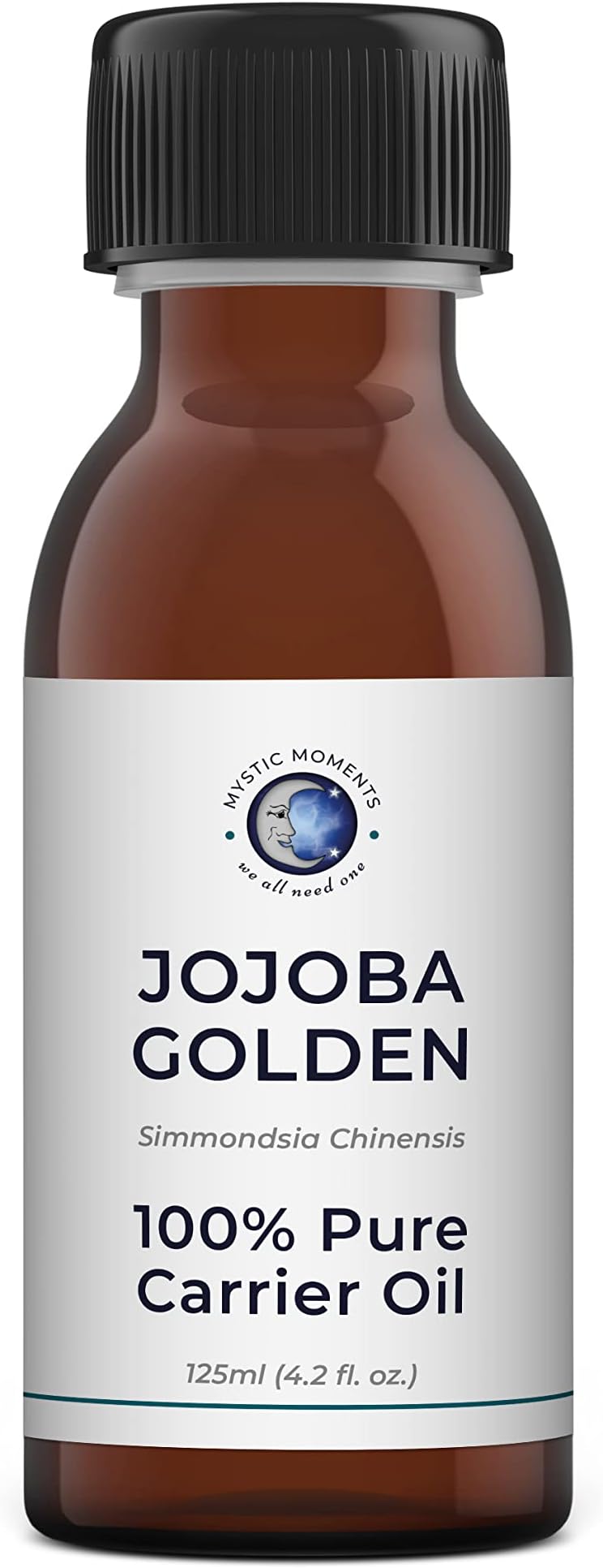 Jojoba Golden Carrier Oil 125ml | Organic Simmondsia Chinensis | Deep Moisture Skin Nourishment | Natural Hair & Beard Conditioning Treatment