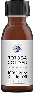 Mystic Moments | Jojoba Golden Berry Oil 125ml - Pure and Natural Oil Perfect for Hair, Face, Nails, Aromatherapy, Massage & Oil Dilution Vegan GMO - Free