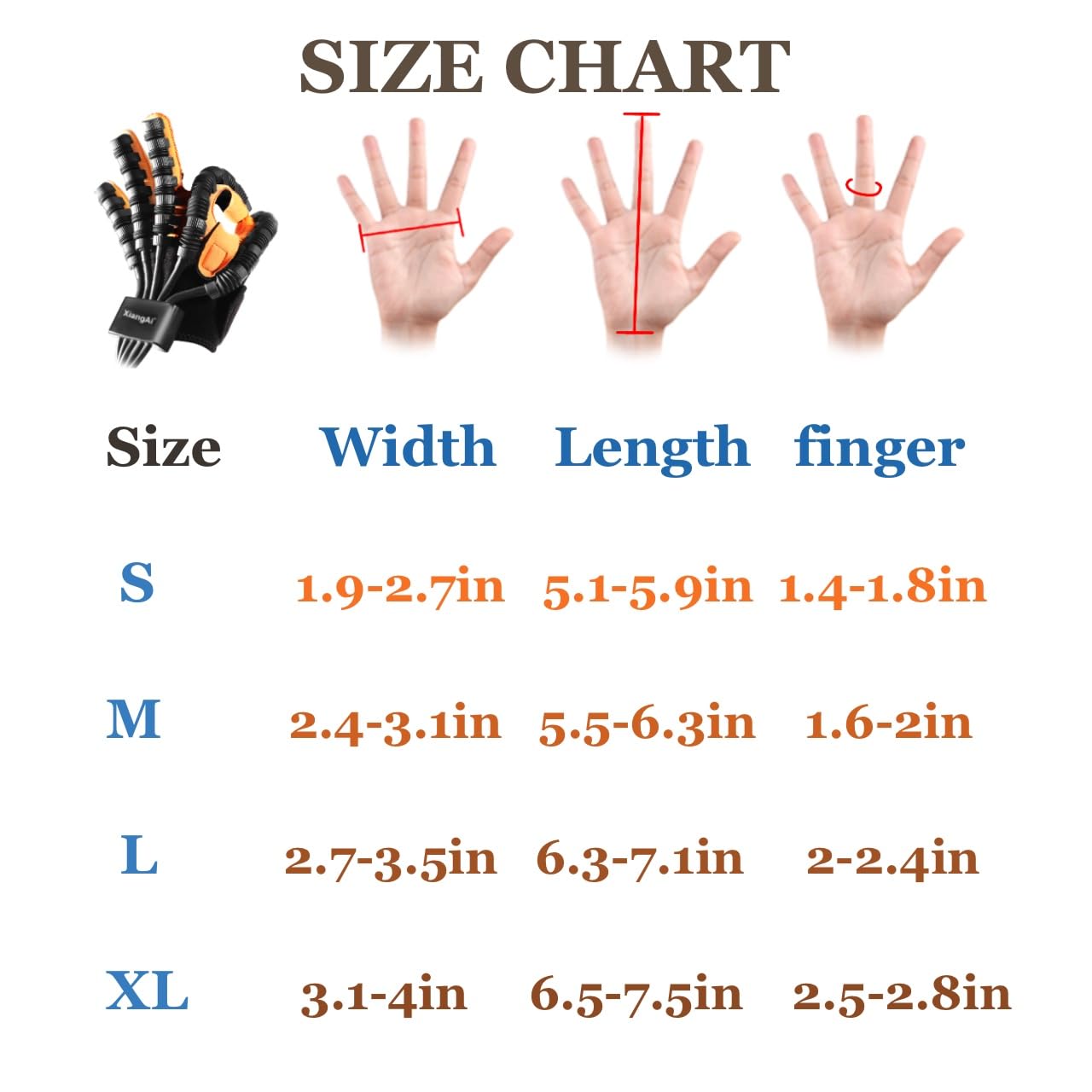 8th Generation Hand Rehabilitation Robot Gloves, Stroke Hand Recovery Device,Finger Rehabilitation Equipment 4 Modes, Adjustable Intensity, Touch Panel.