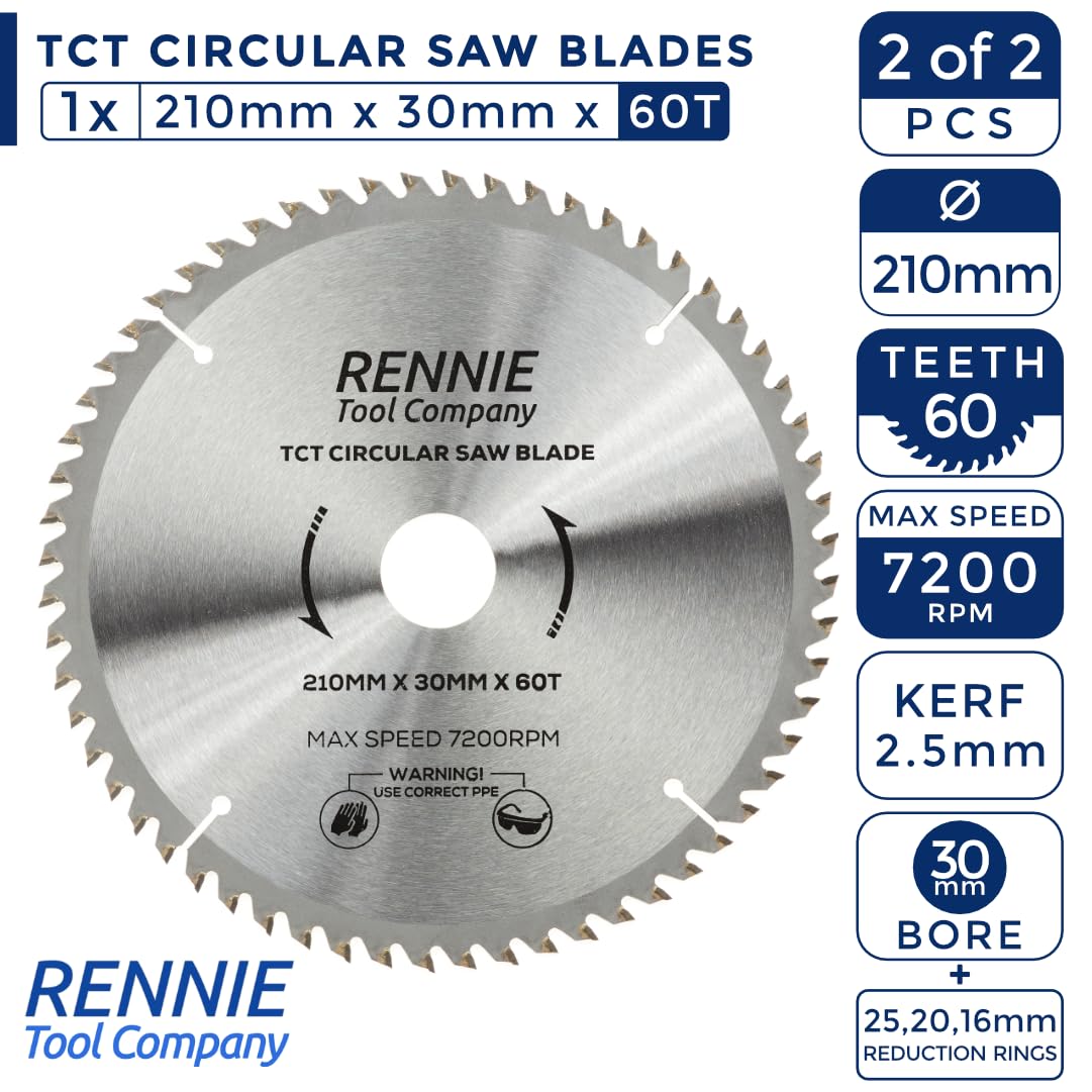 Lama Per Sega Circolare 'Denti Medi' 170 Mm - Foro 16 Mm, Taglia - Foto 3