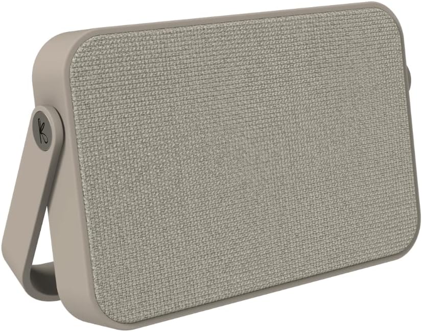 aGROOVE+ Portable Bluetooth Speaker, Water Resistant (IPX4), Up to 30 Hours of Wireless Play, Voice Assistant, Stereo Sound, Wireless Speaker for iPhone, Android, and More (Ivory)