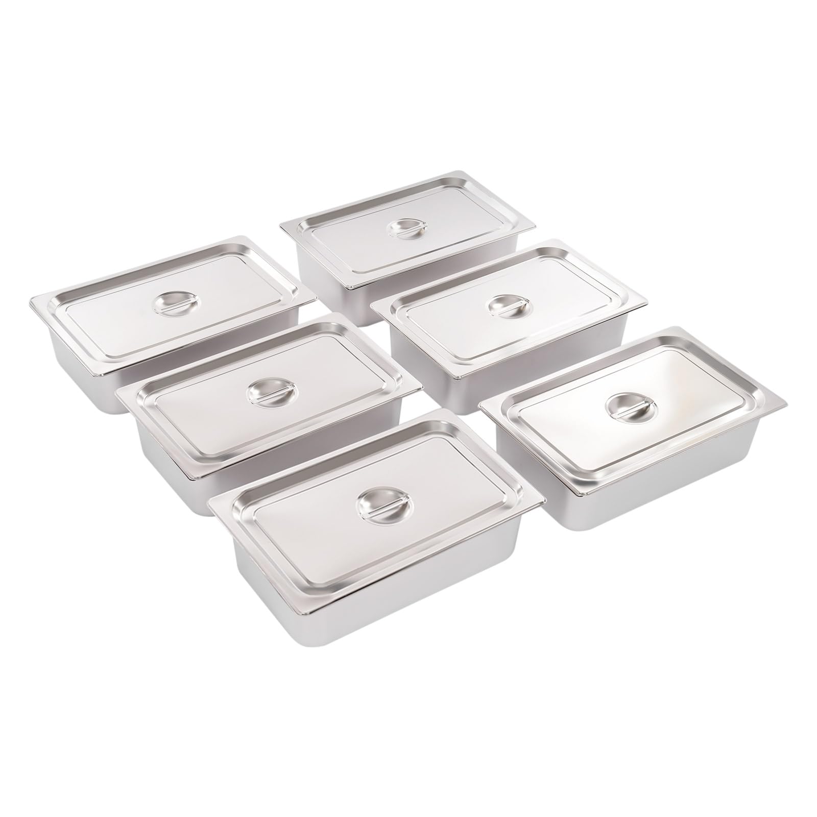 Giciashop 6 Pack Hotel Pan 6