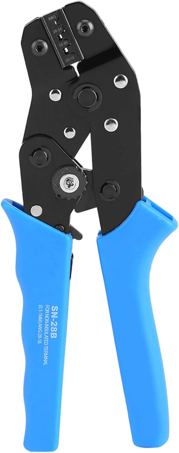 Open Terminal Crimper Plier Tool, Terminal Professional Pin Crimping Tool, SN-28B Crimping Tool Pin Terminal Crimping Tool JST Connector Crimping Tool for JST