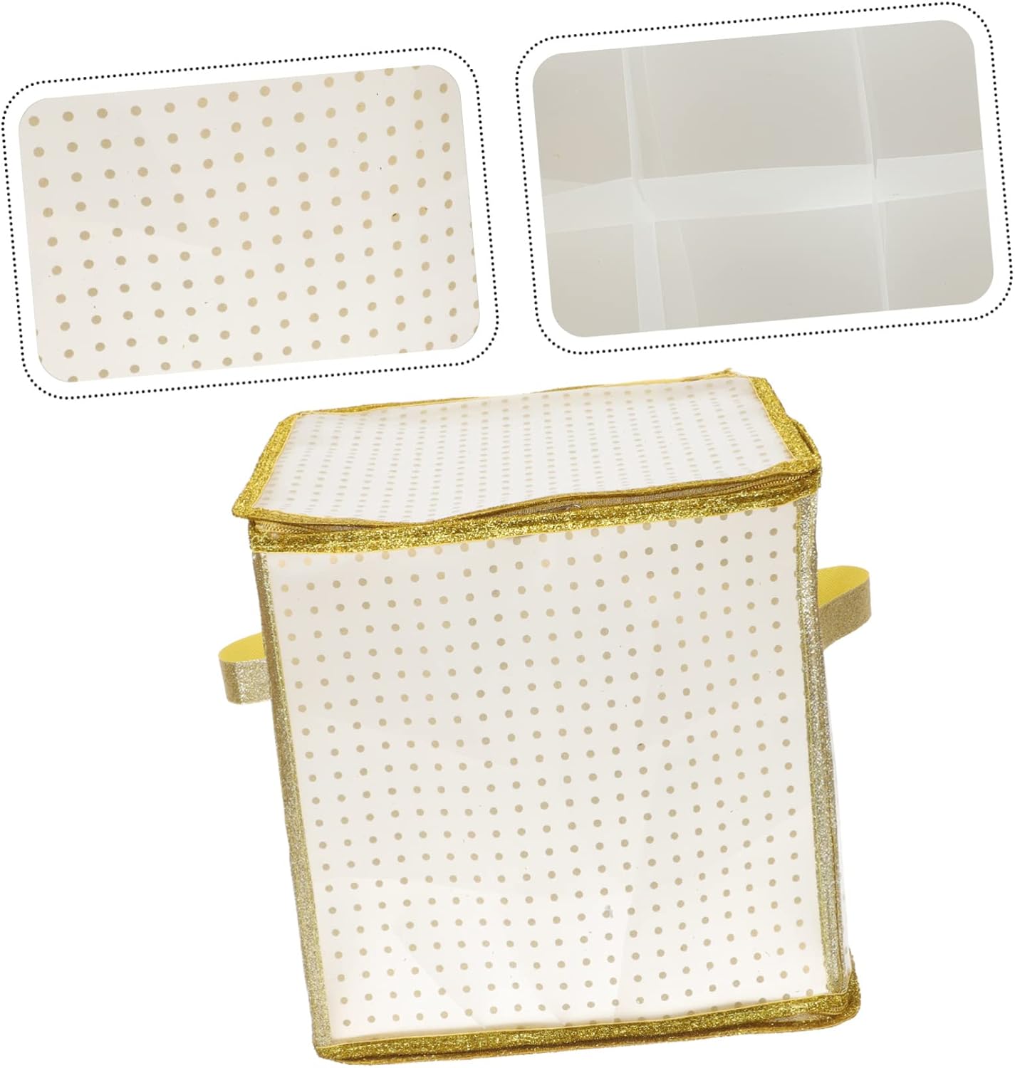 Alipis 75-grid Christmas Ball Storage Bag Decorations Balls Container Ornament Storage Box