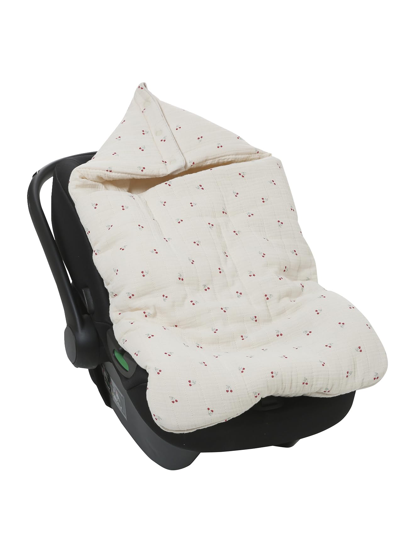 VERTBAUDET Nid d'ange en gaze de coton PETIT DINO Cherry TU