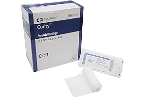 Flexible Reliable Curity Stretch Bandage for Easy Wound Treatment (Pack of 12)